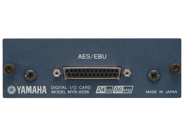 Yamaha MY8-AE96 Ekspansjon 8-channel 96kHz AES/EBU I/O card